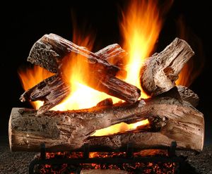 Hargrove: 21" Mountain Timber Fresh Cut Log Set