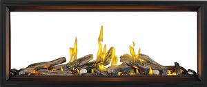 Napoleon: Tall Linear Vector See-Through TLV62L with Luminous Logs